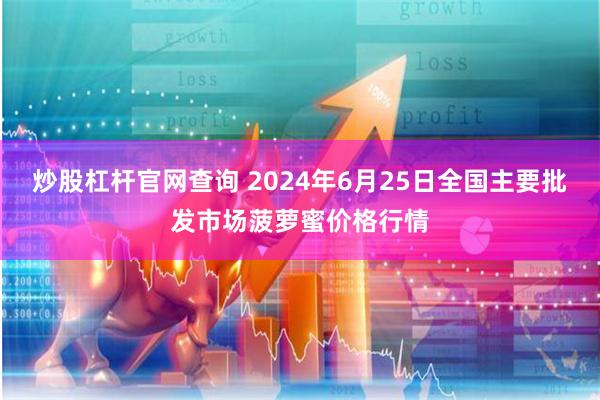 炒股杠杆官网查询 2024年6月25日全国主要批发市场菠萝蜜价格行情