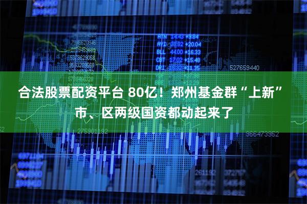 合法股票配资平台 80亿!郑州基金群“上新” 市、区两级国资都动起来了